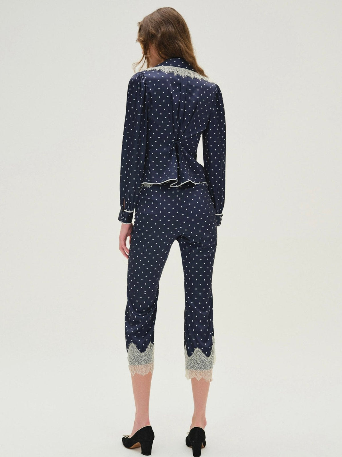 Babette Capri Pant Navy - For Love & Lemons