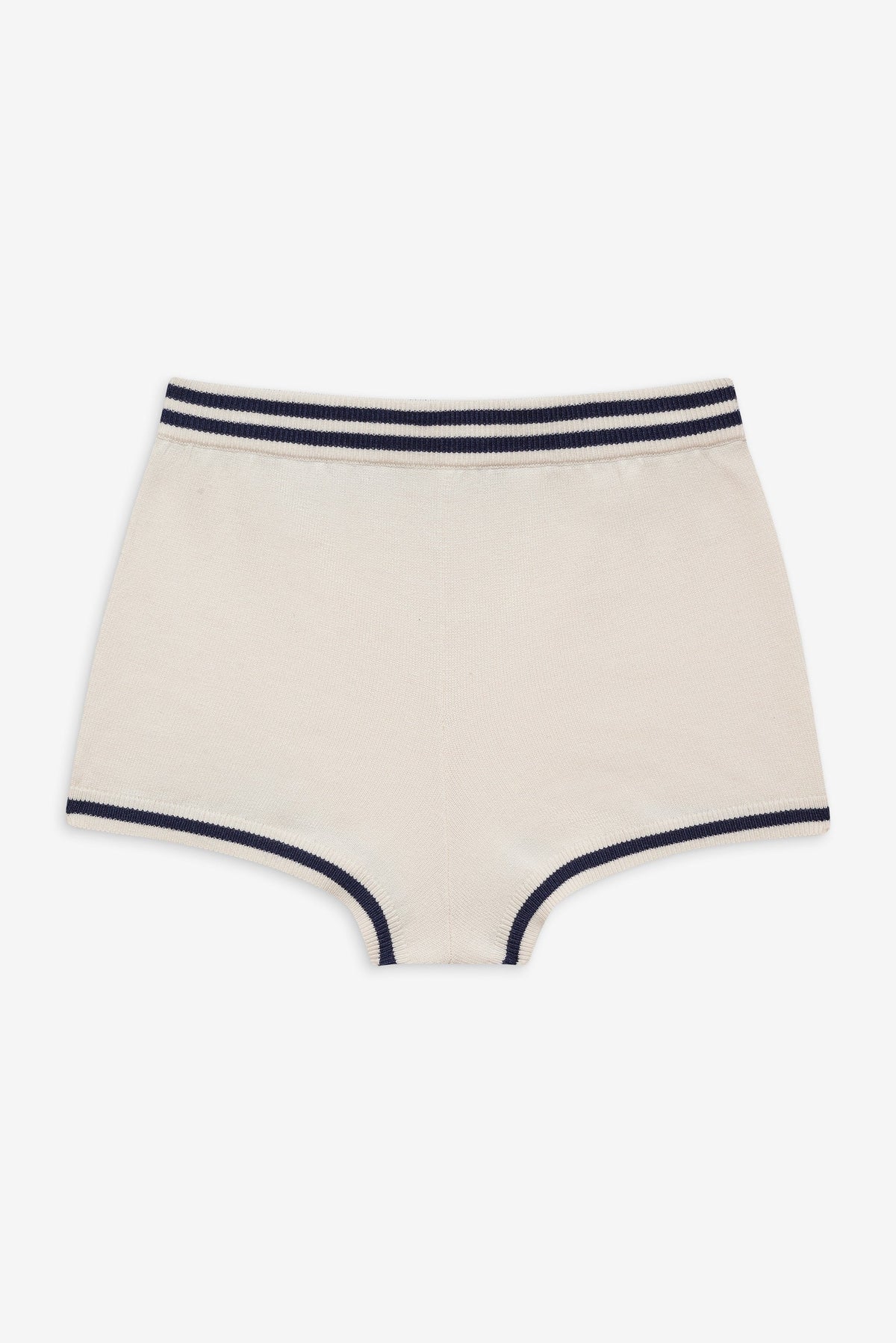 Simona Pointelle Striped Short Navy - For Love & Lemons