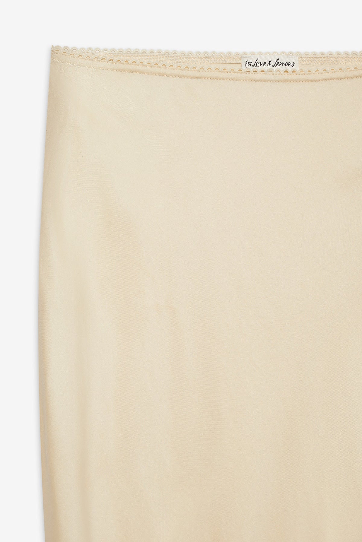 Clarabell Maxi Skirt Yellow - For Love & Lemons