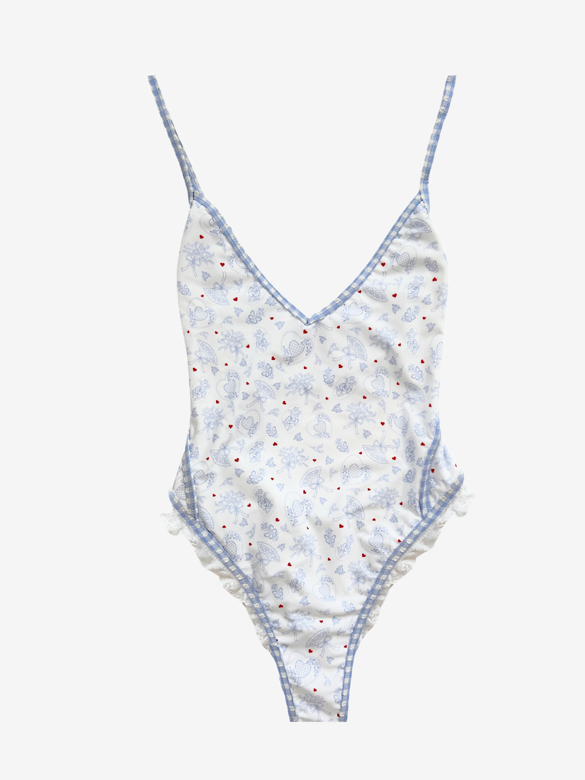 Strappy One Piece Swimsuit Blue - For Love & Lemons