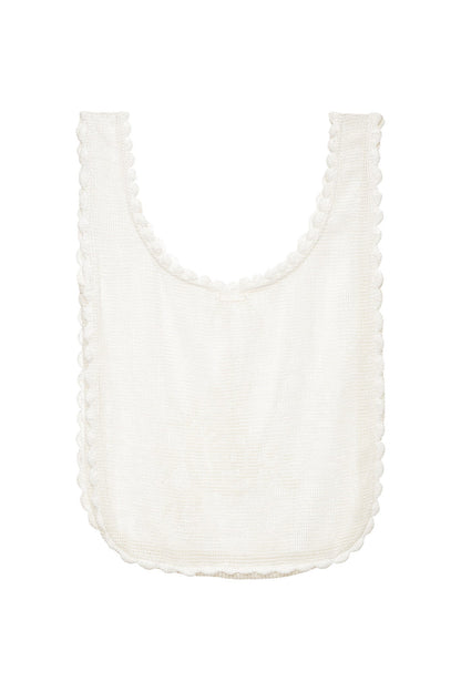 Rose Crochet Tote Bag White - For Love & Lemons
