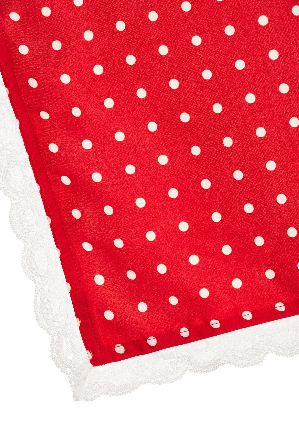 Ruth Square Headscarf Red - For Love & Lemons