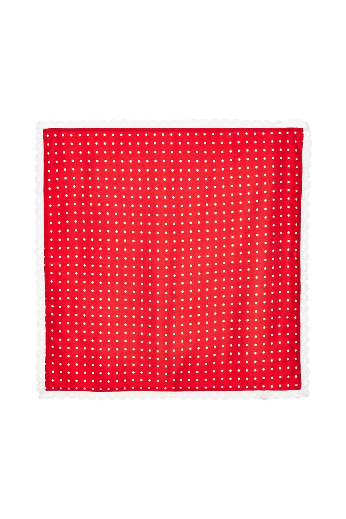 Ruth Square Headscarf Red - For Love & Lemons