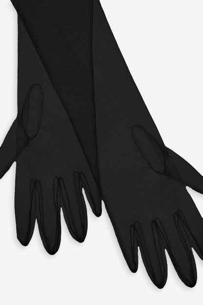 Serena Gloves Black - For Love & Lemons