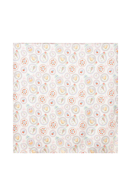 Ruth Square Headscarf Cream - For Love & Lemons