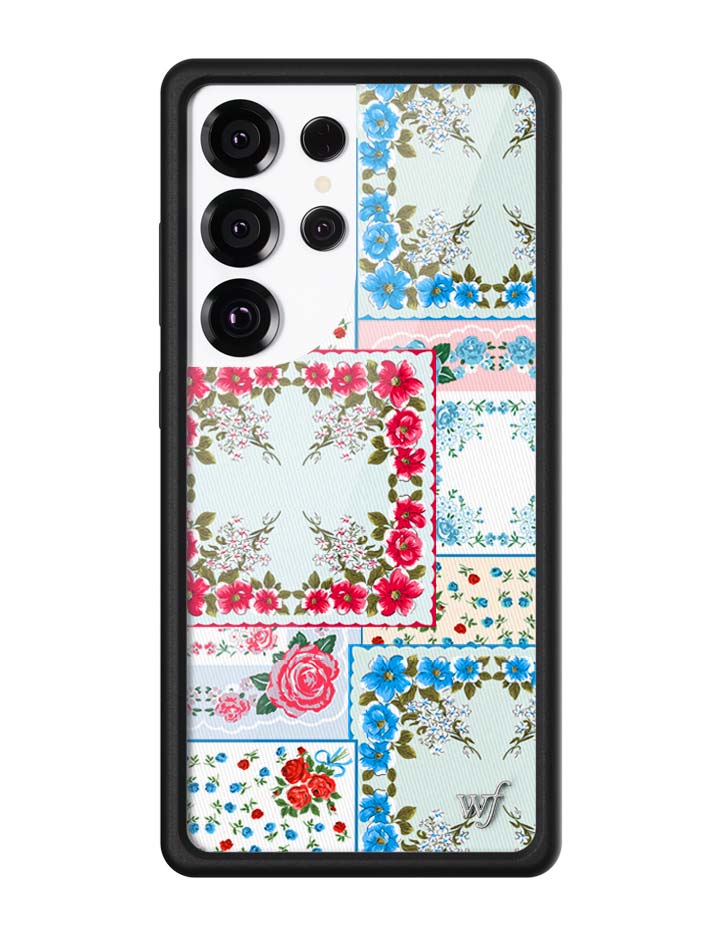 Sweetheart Patchwork Samsung Galaxy Case Blue - For Love & Lemons