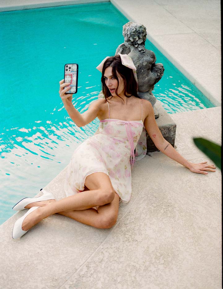 Sweetheart Patchwork Samsung Galaxy Case Blue - For Love & Lemons