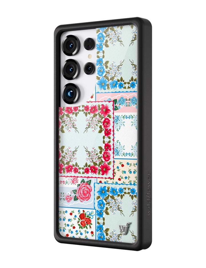 Sweetheart Patchwork Samsung Galaxy Case Blue - For Love & Lemons