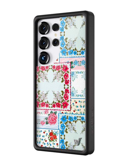 Sweetheart Patchwork Samsung Galaxy Case Blue - For Love & Lemons