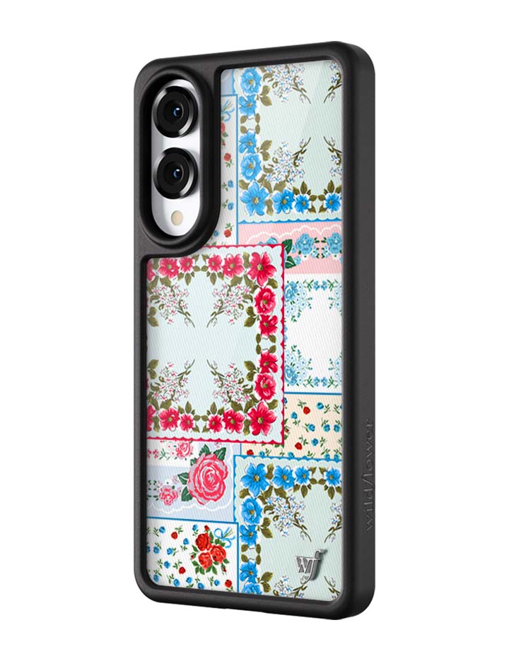 Sweetheart Patchwork Samsung Galaxy Case Blue - For Love & Lemons