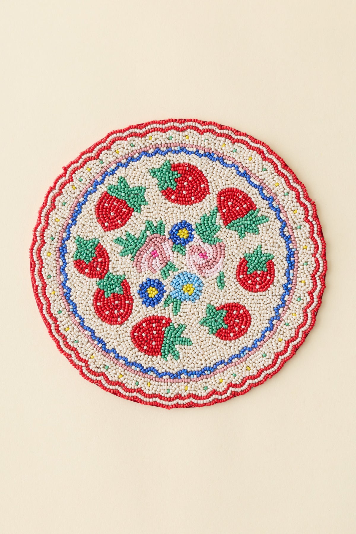 Beaded Trivet Red - For Love & Lemons