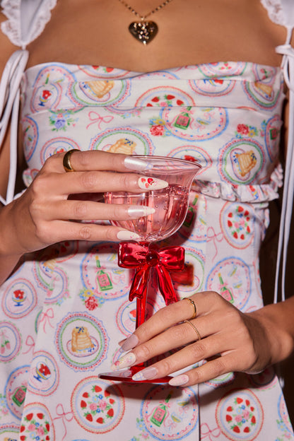 Floral Femme Press-On Faux Nail Set Floral Femme - For Love & Lemons