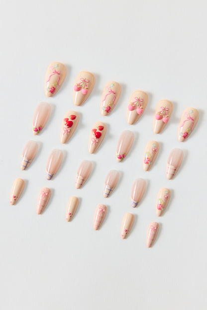 Floral Femme Press-On Faux Nail Set Floral Femme - For Love & Lemons