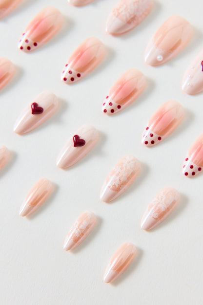 Lover Girl Press-On Faux Nail Set Lover Girl - For Love & Lemons