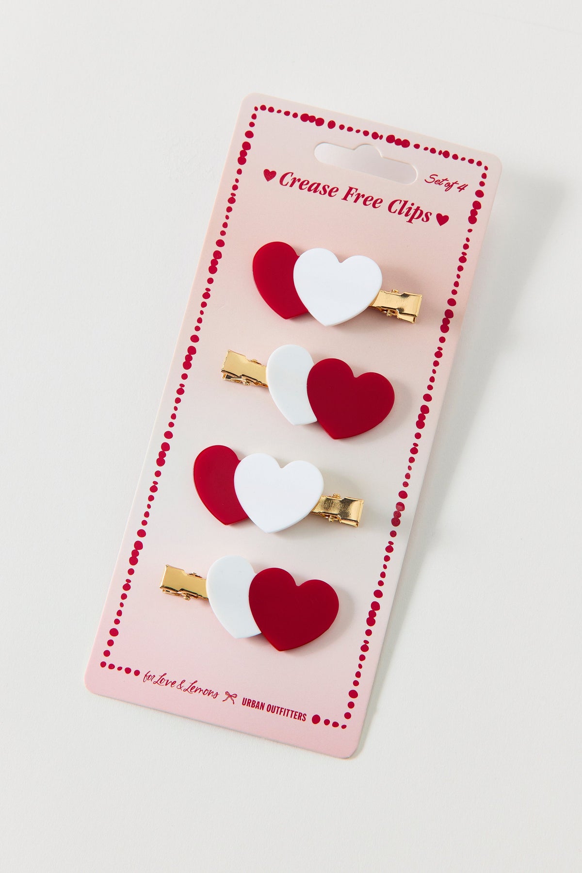 Crease Free Clips Red - For Love & Lemons