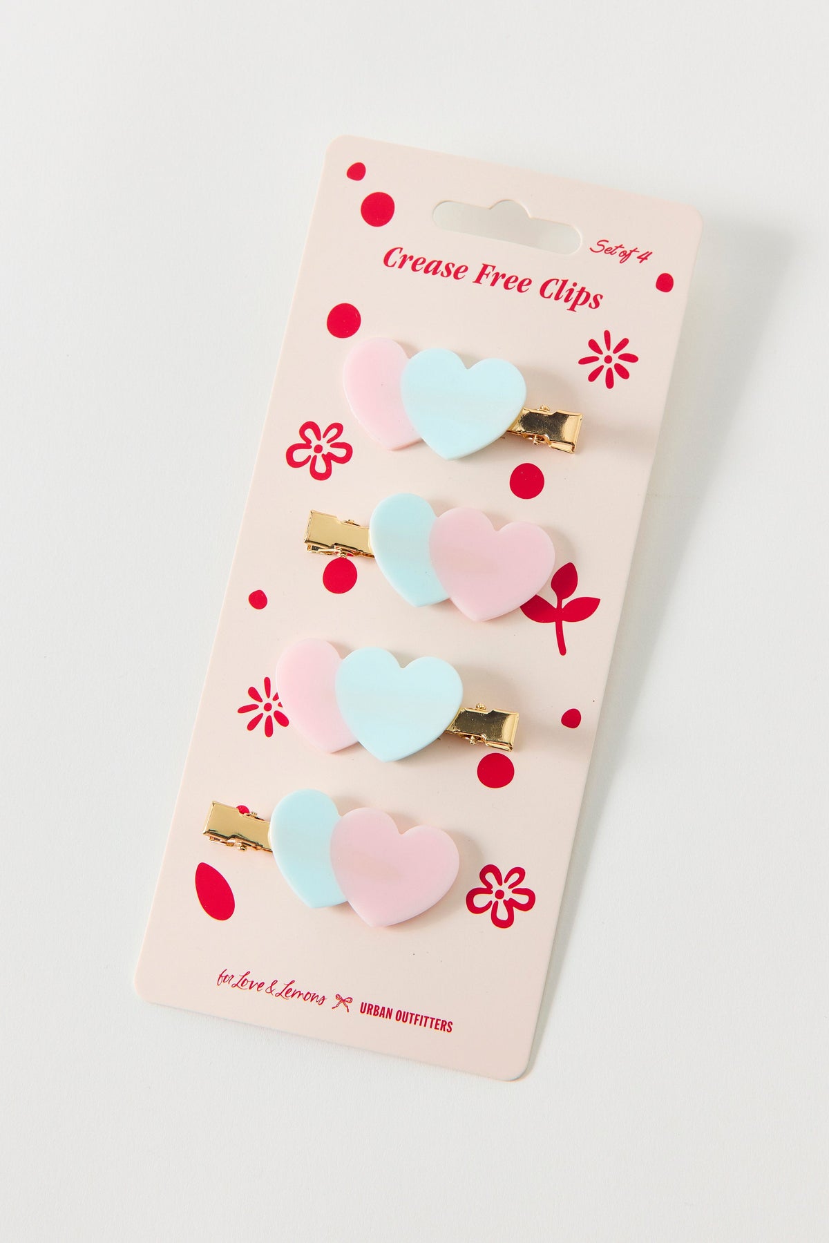 Crease Free Clips Pink - For Love & Lemons