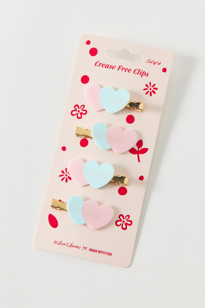 Crease Free Clips Pink - For Love & Lemons