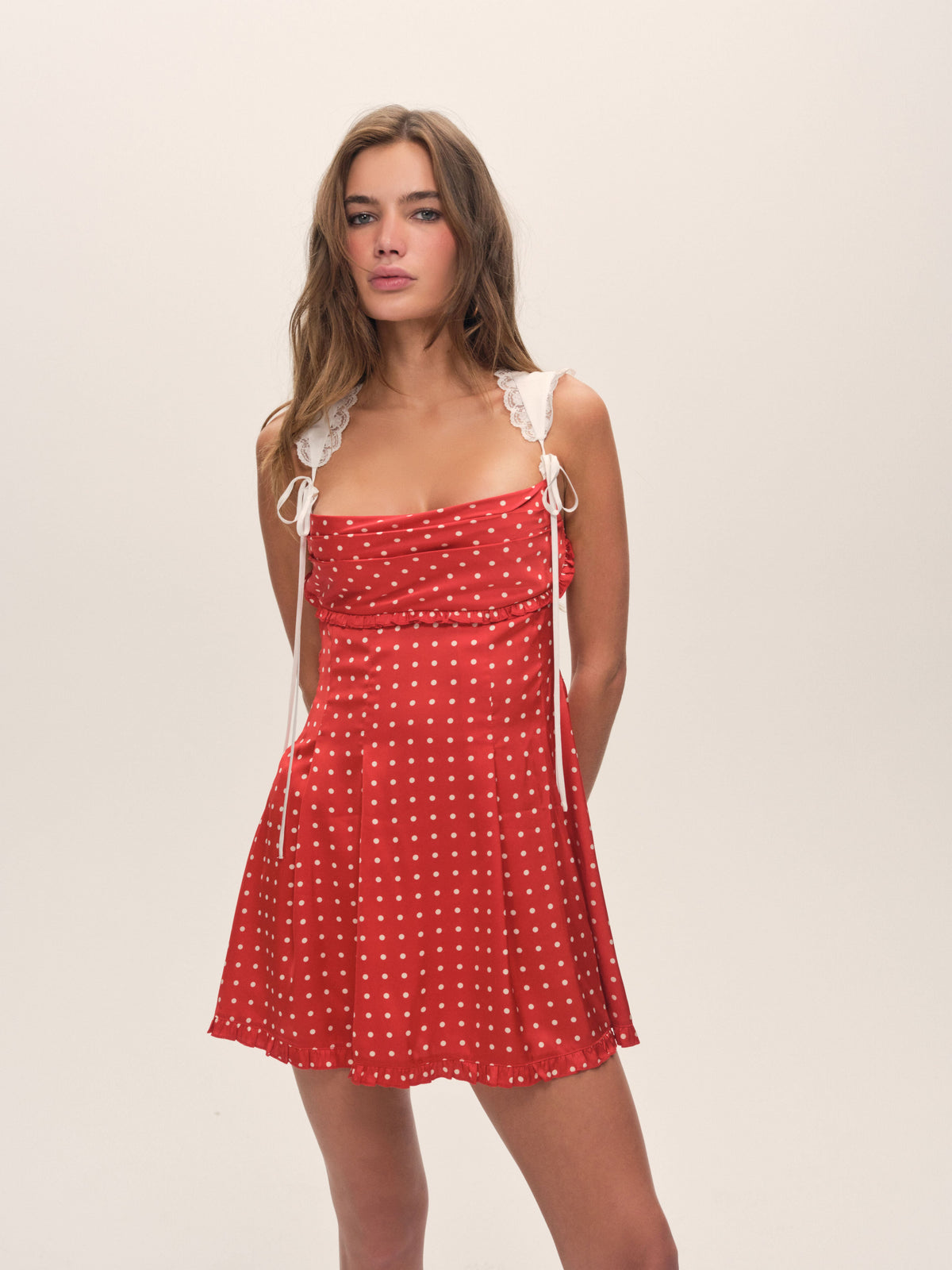 Holland Mini Dress Red - For Love & Lemons