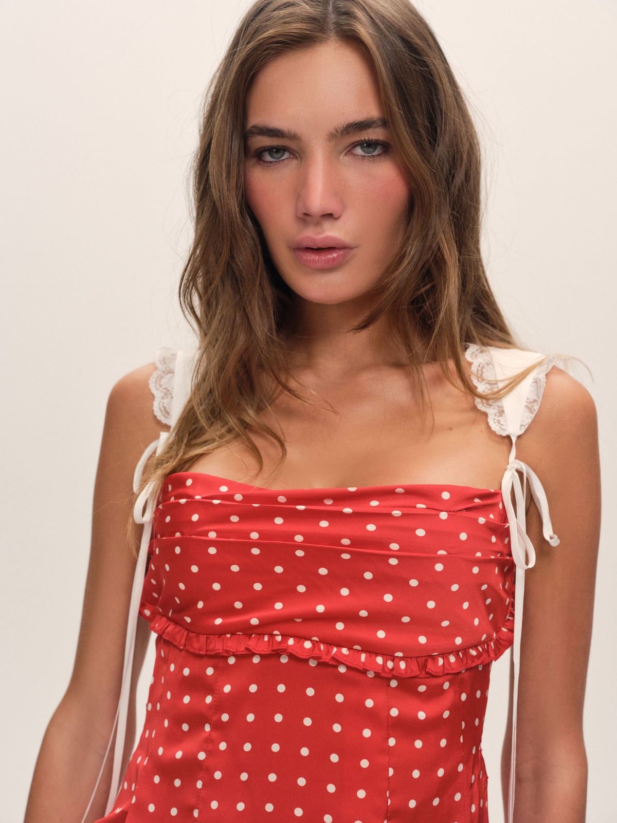 Holland Mini Dress Red - For Love & Lemons
