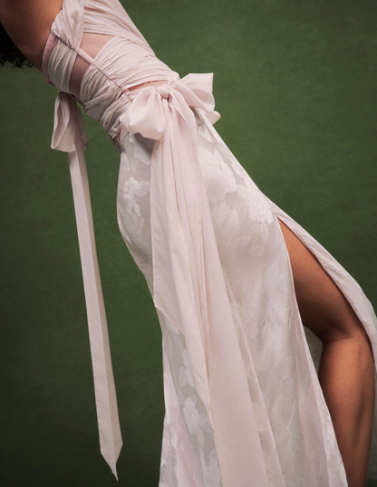 Aurora Gown Petal Pink - For Love & Lemons