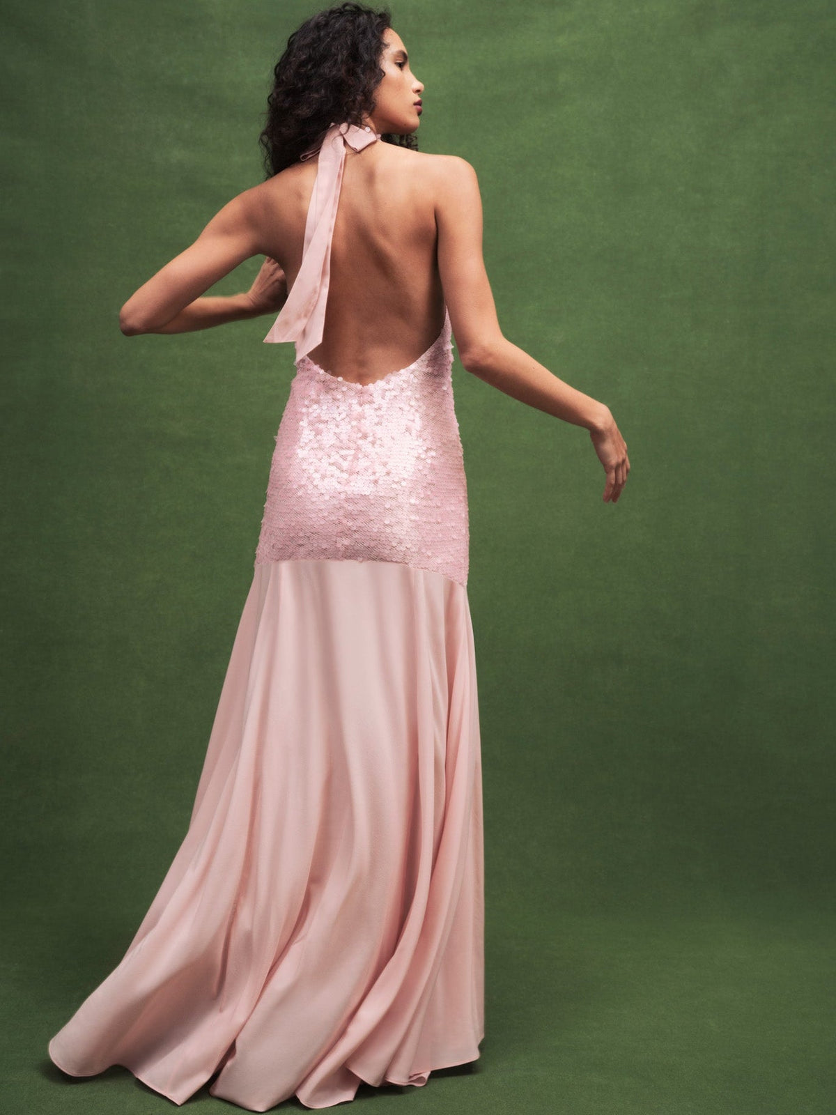 Kiersten Gown Pink - For Love & Lemons