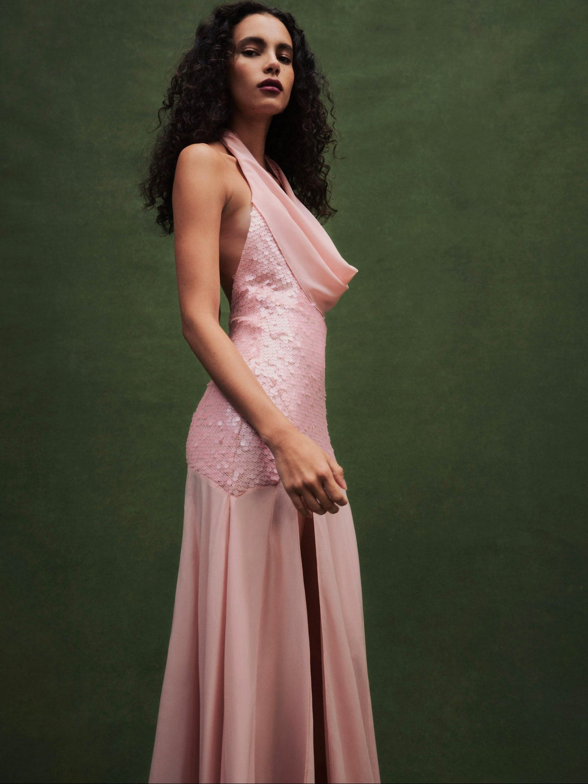 Kiersten Gown Pink - For Love & Lemons
