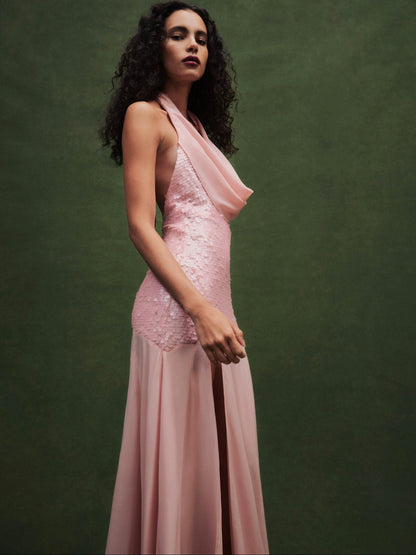 Kiersten Gown Pink - For Love & Lemons