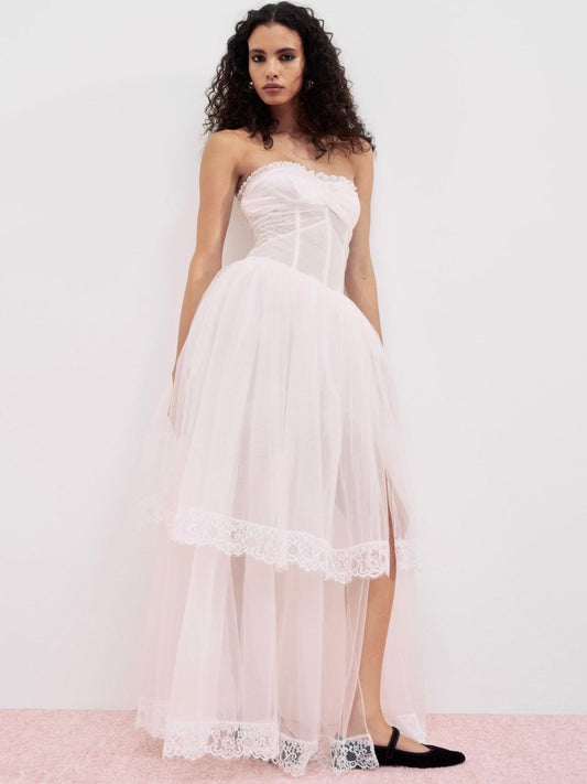 Sabrina Gown Petal Pink - For Love & Lemons