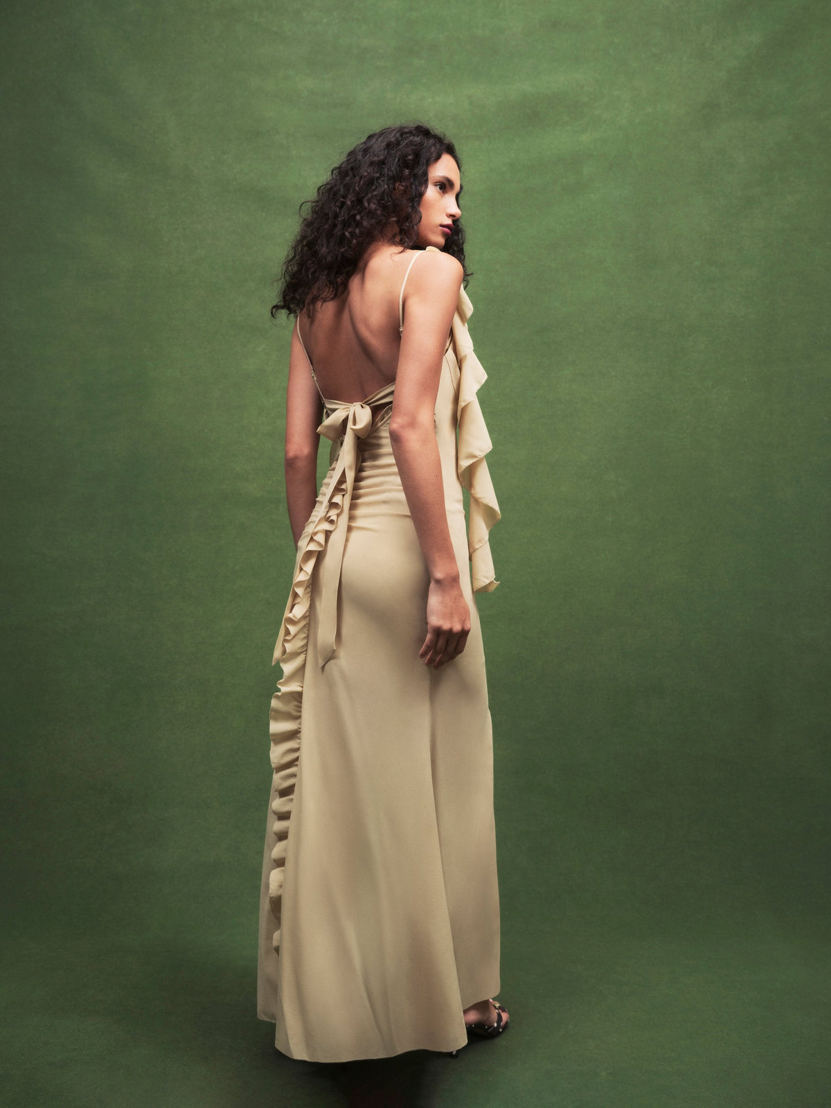 Fernanda Gown LT Olive - For Love & Lemons