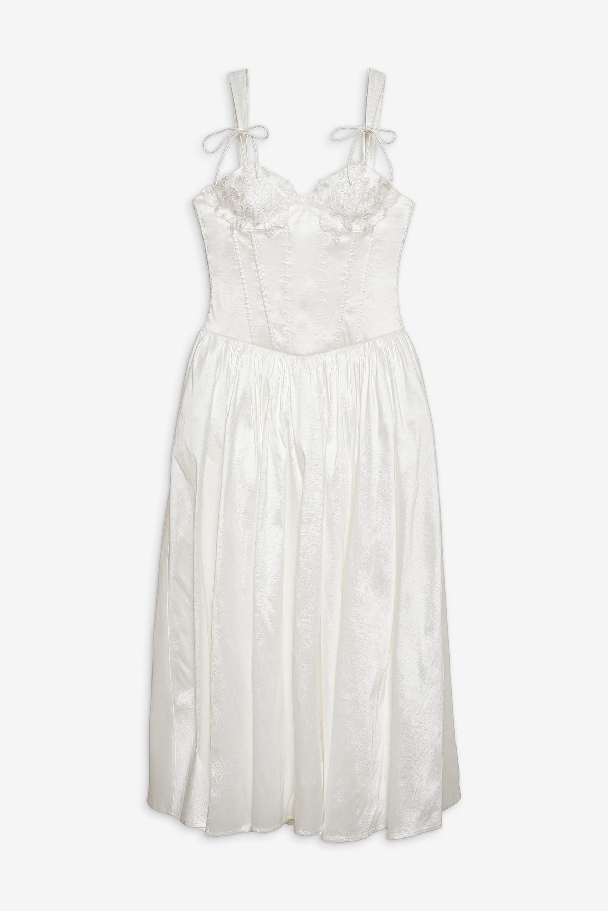 Antoinette Taffeta Gown White - For Love & Lemons