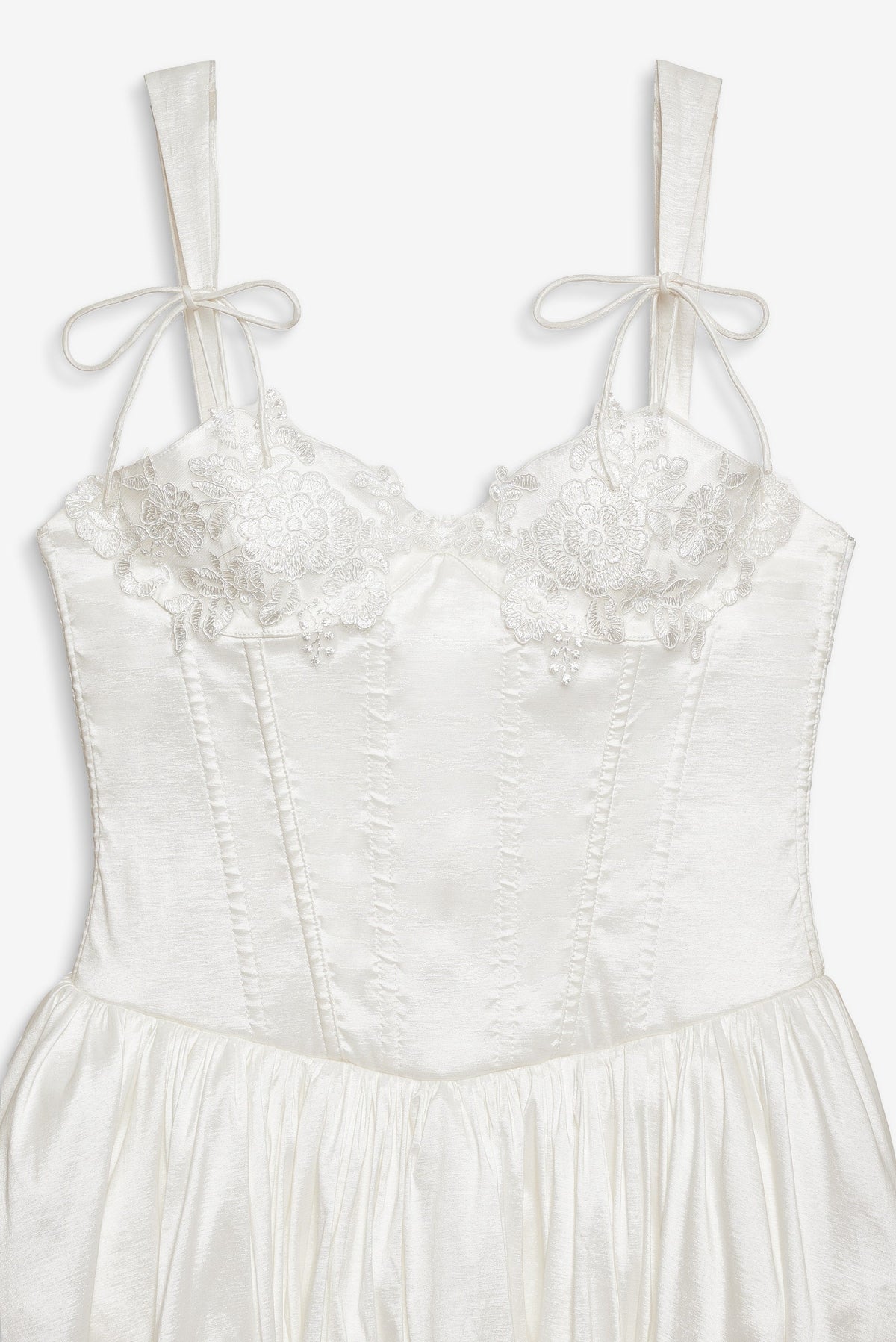 Antoinette Taffeta Gown White - For Love & Lemons