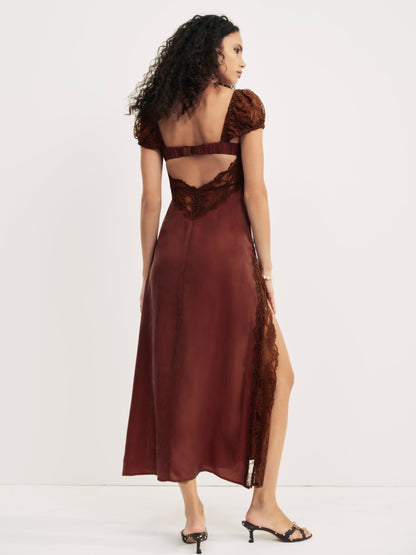 Casey Maxi Dress Rust - For Love & Lemons