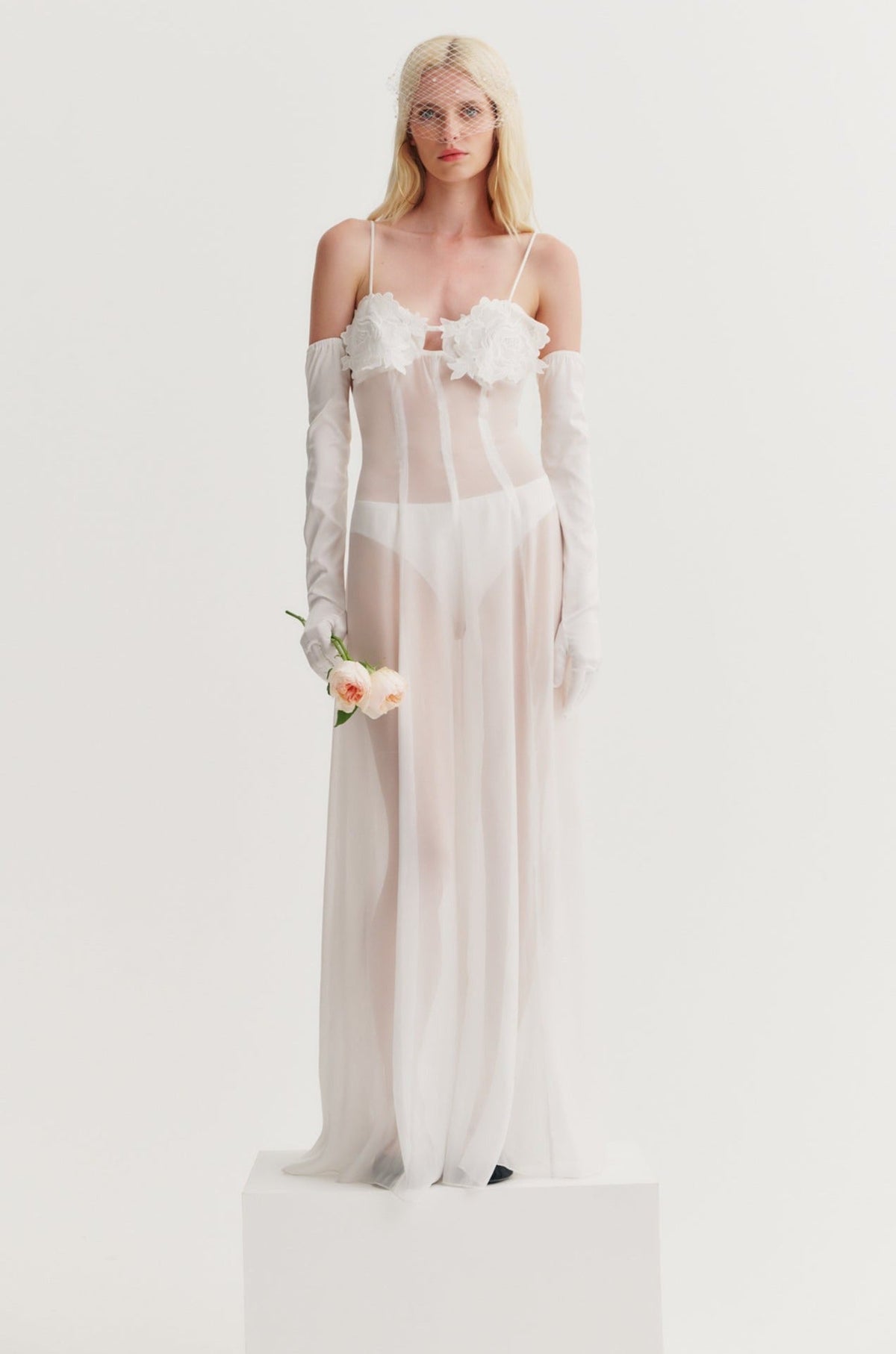 Chiara Bridal Gown White - For Love & Lemons