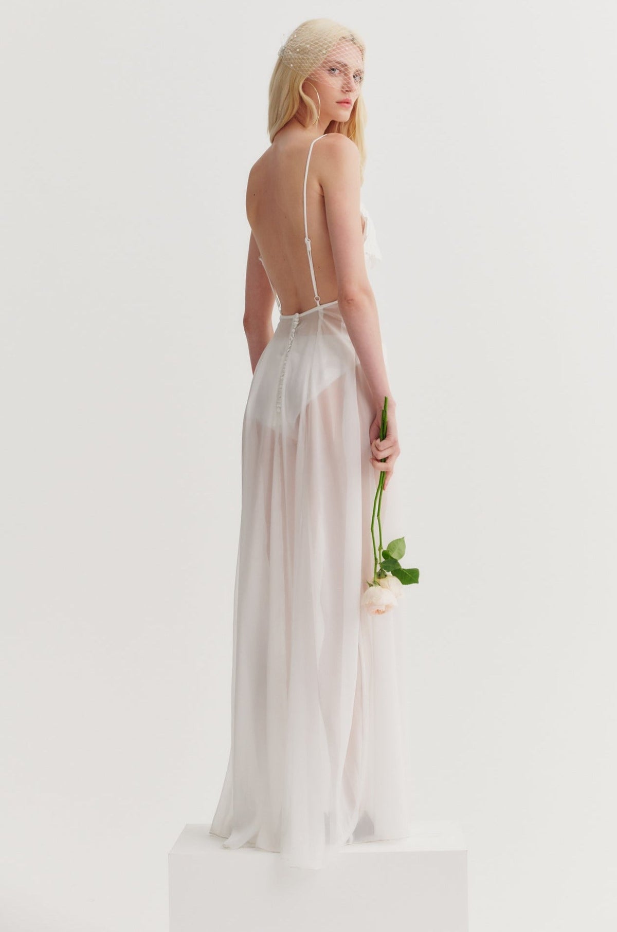 Chiara Bridal Gown White - For Love & Lemons