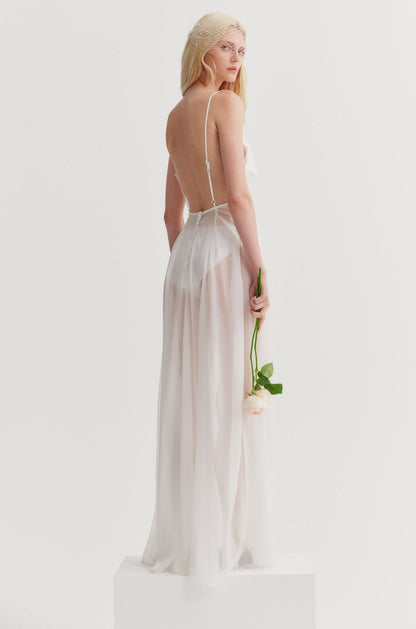 Chiara Bridal Gown White - For Love & Lemons
