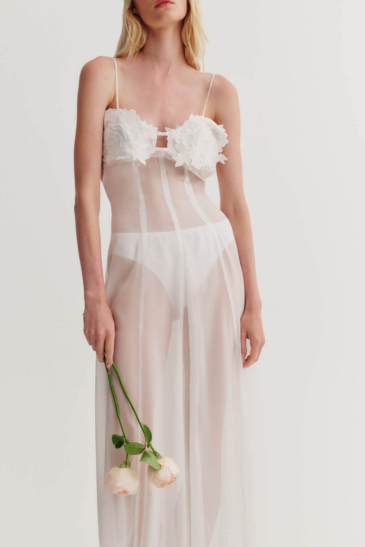Chiara Bridal Gown White - For Love & Lemons