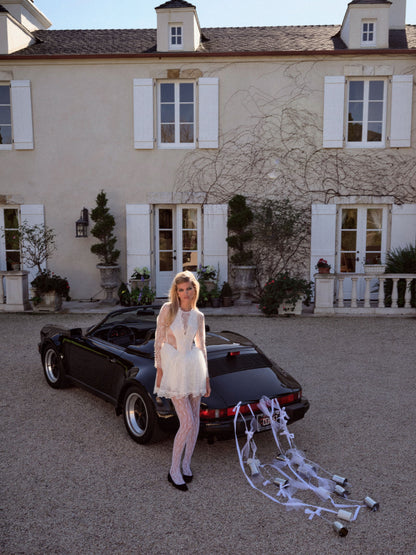 Tara Mini Dress White - For Love & Lemons
