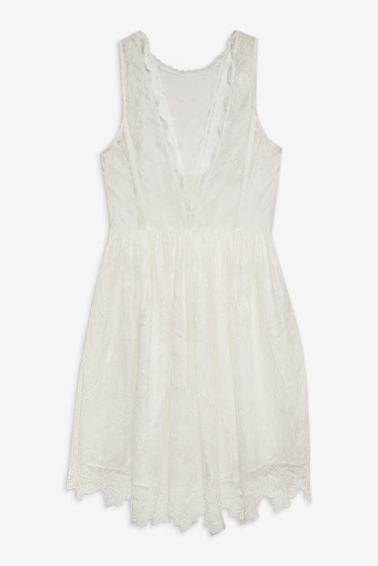Tara Mini Dress White - For Love & Lemons