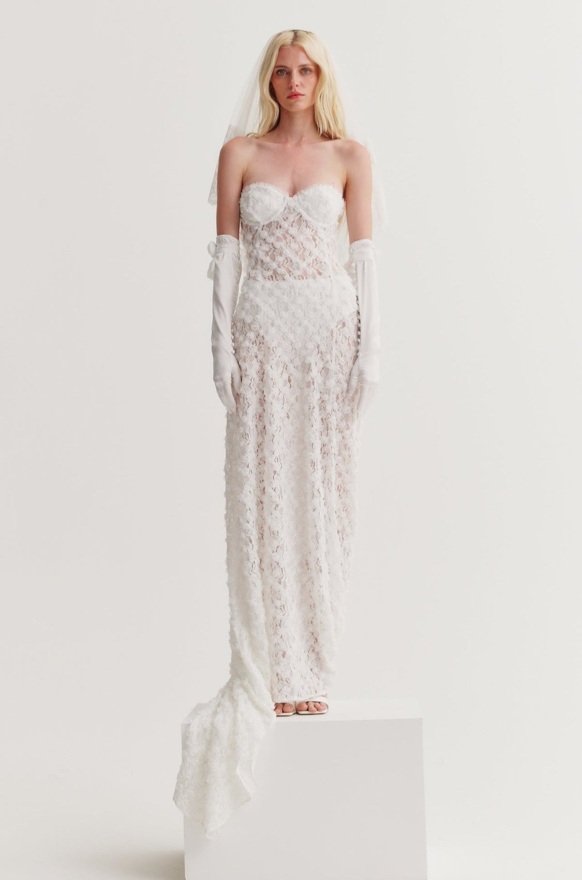 Arabella Bridal Gown White - For Love & Lemons
