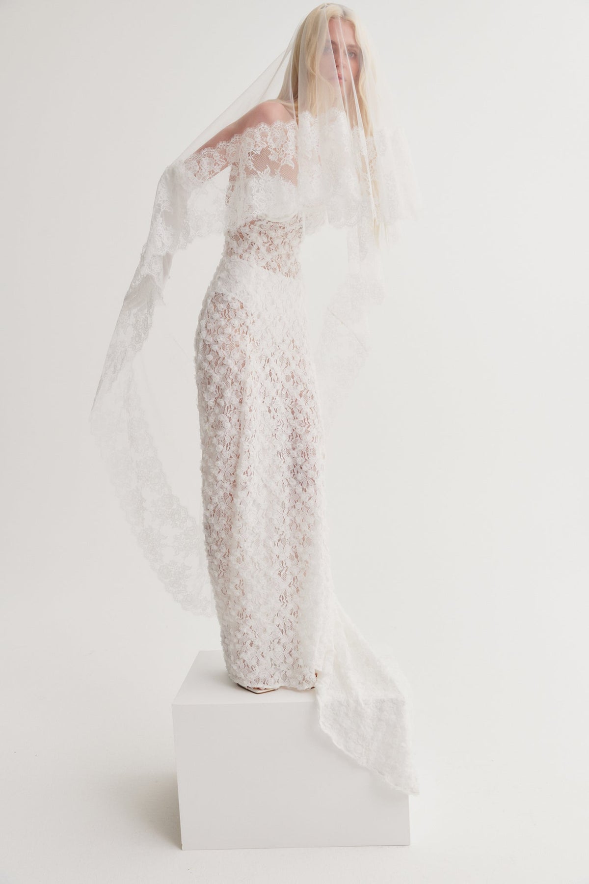Arabella Bridal Gown White - For Love & Lemons