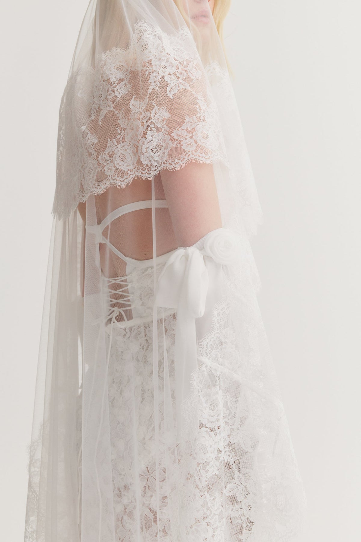 Arabella Bridal Gown White - For Love & Lemons
