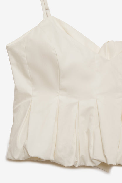 Louisa Poplin Top White - For Love & Lemons
