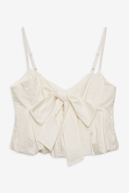 Louisa Poplin Top White - For Love & Lemons