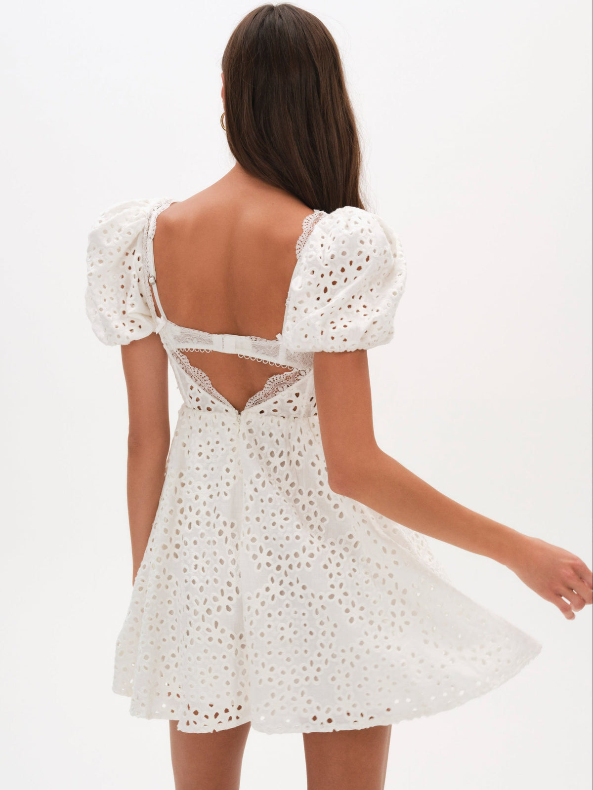 Becca Mini Dress White - For Love & Lemons