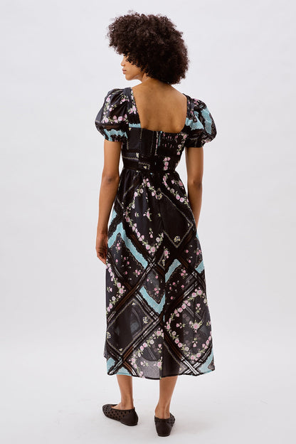 Margaret Midi Dress Black - For Love & Lemons